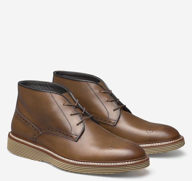 Johnston & Murphy Casteel Chukka Stövlar Herr - Bruna Stövlar [HM7941206]